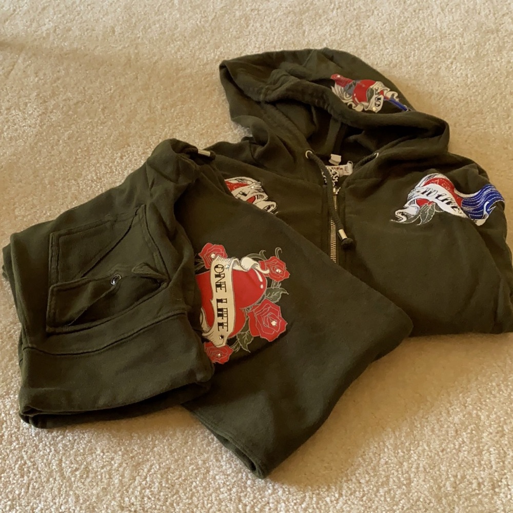 One Life 2 Live, Woman Tracksuit, Kaki, Size S